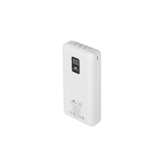 [Внешний аккумулятор с дисплеем и встроенными кабелями VA2220, 20000 mAh]