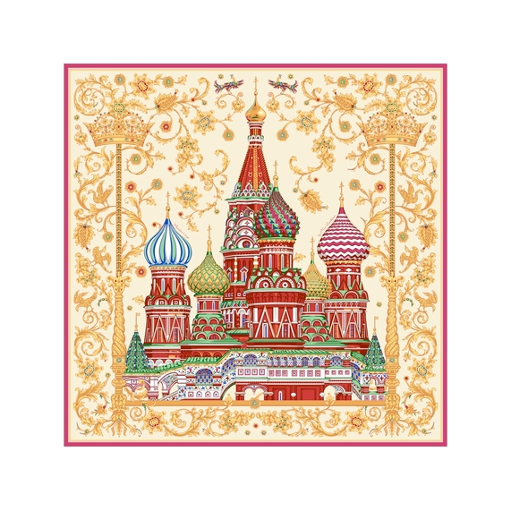 [Платок «Собор Василия Блаженного»]