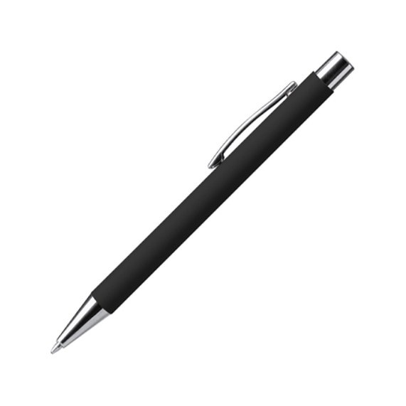[Ручка металлическая шариковая soft-touch DOVER]