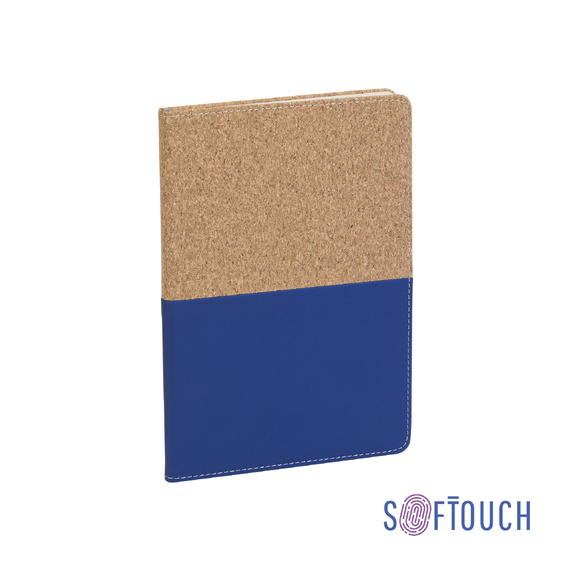 [Блокнот "Фьюджи" уценка, формат А5, покрытие soft touch+пробка]