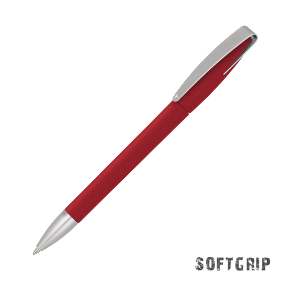 [Ручка шариковая COBRA SOFTGRIP MM, красный#]