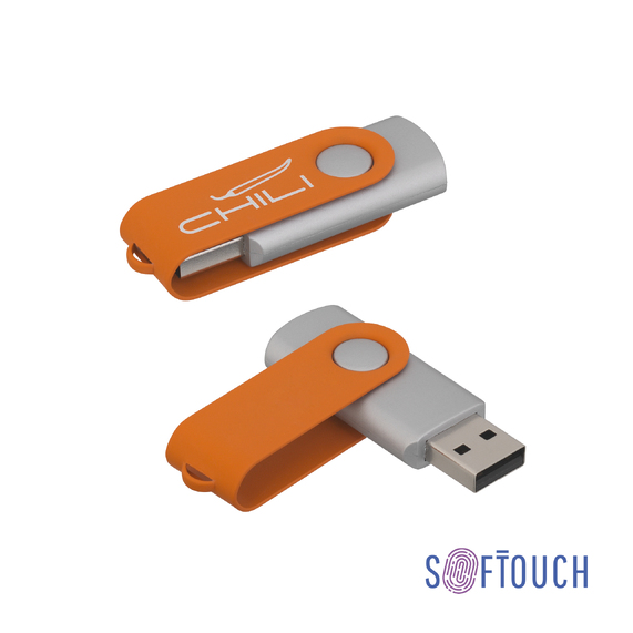 [Флеш-карта "Vostok", объем памяти 16GB, покрытие soft touch#]