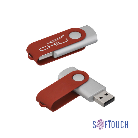 [Флеш-карта "Vostok", объем памяти 16GB, покрытие soft touch#]