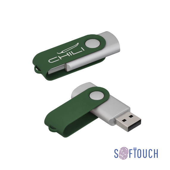 [Флеш-карта "Vostok", объем памяти 16Gb, покрытие soft touch]