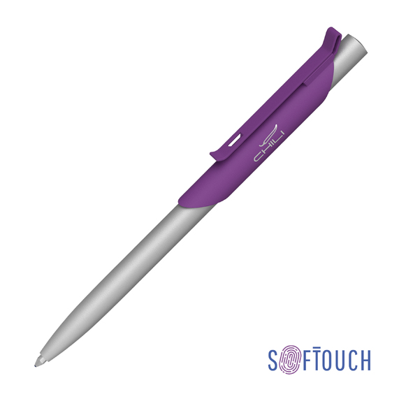 [Ручка шариковая "Skil", покрытие soft touch]