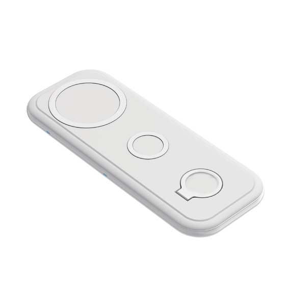 [Настольная беспроводная (15W) зарядная станция "Snow Board" для смартфона, часов и наушников]