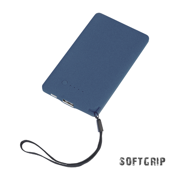 [Зарядное устройство "Камень" с покрытием soft grip, 4000 mAh в подарочной коробке]