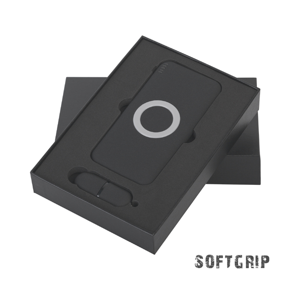 [Набор "Камень" на 2 предмета, 8000 mAh /16Gb, с покрытием soft grip]