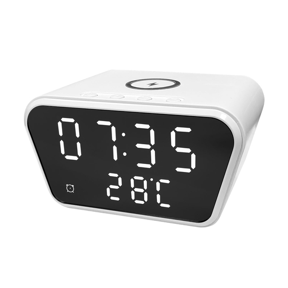 [Настольные часы 5в1 с беспроводной зарядкой 15W Tempo]