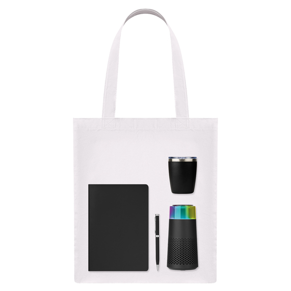 [Подарочный набор Welcome Pack Galaxy, черный (термокружка, очиститель воздуха, ежедневник, ручка, шоппер)]