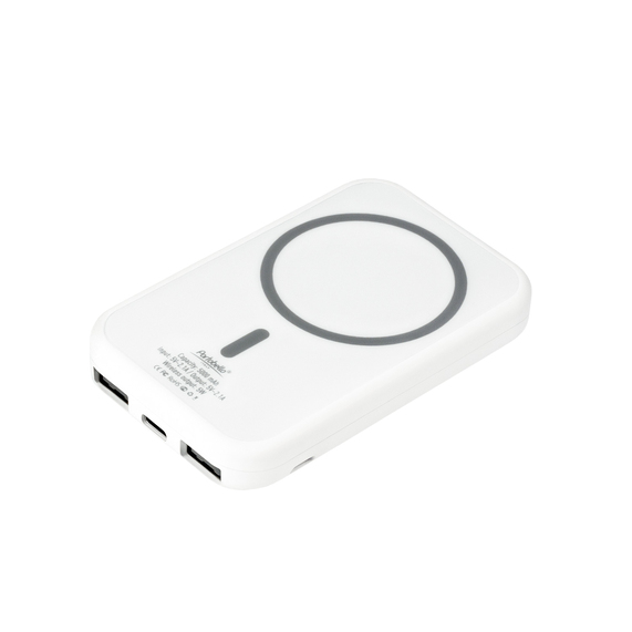 [Внешний аккумулятор с беспроводной зарядкой Ultima Wireless Magnetic 5000 mAh, белый]