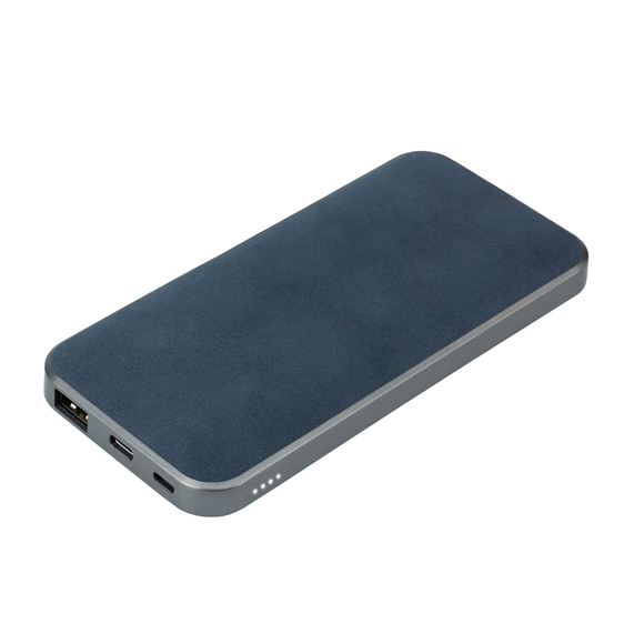 [Внешний аккумулятор Ин Велюр (In Velour) 10000 mAh, синий]