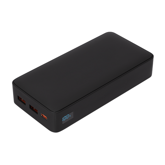[Внешний аккумулятор с подсветкой Анкор Плюс PD (Ancor PD Plus) 20000 mAh, черный]