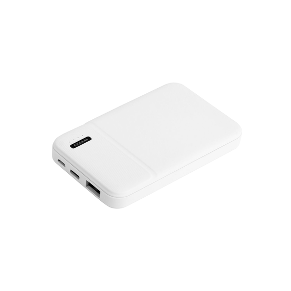 [Внешний аккумулятор с подсветкой Skyline 5000 mAh, белый]
