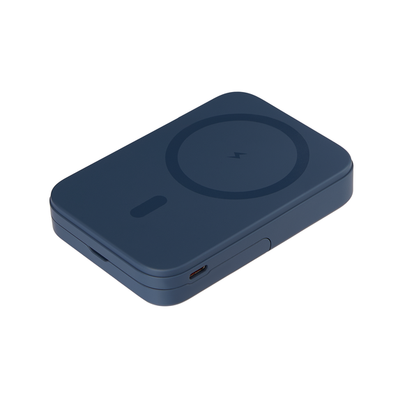[Внешний аккумулятор Юнион PD (Union PD) 10000mAh с функцией беспроводной зарядки 15W, синий]