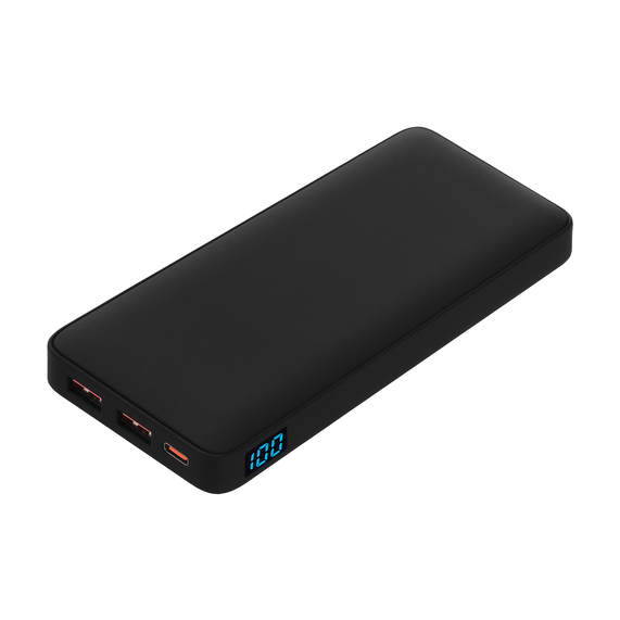 [Внешний аккумулятор с подсветкой Анкор Плюс PD (Ancor PD Plus)10000 mAh, черный]