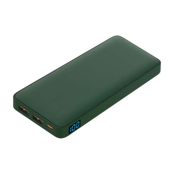 [Внешний аккумулятор с подсветкой Анкор Плюс PD (Ancor PD Plus) 10000 mAh, зеленый]