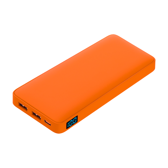 [Внешний аккумулятор с подсветкой Анкор Плюс PD (Ancor PD Plus) 10000 mAh, оранжевый]