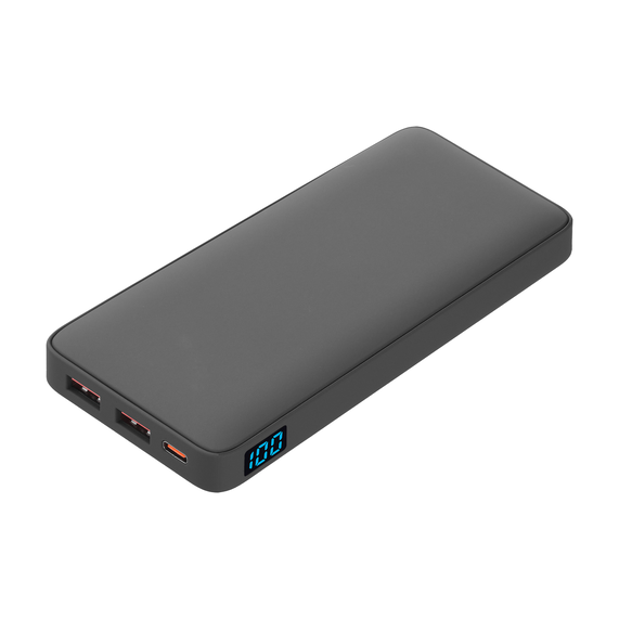 [Внешний аккумулятор с подсветкой Анкор Плюс PD (Ancor PD Plus) 10000 mAh, серый]