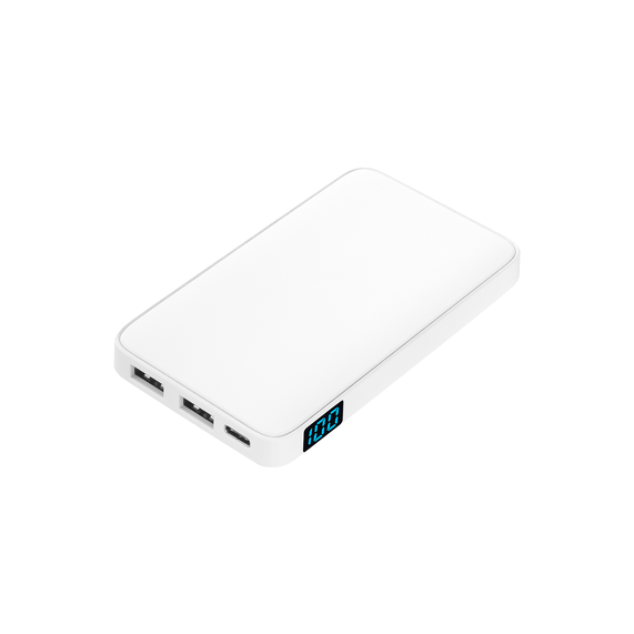 [Внешний аккумулятор с подсветкой Анкор (Ancor) 5000 mAh, белый]