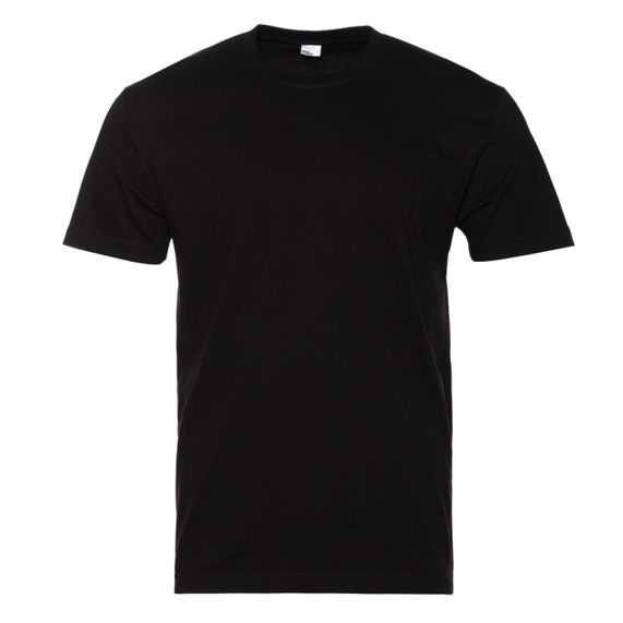 [Футболка мужская STAN хлопок 180, 08, Чёрный, (20) (44/XS)]