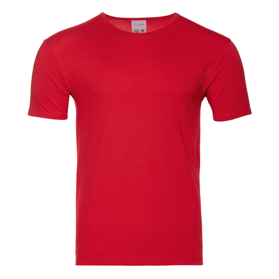 [Футболка мужская STAN хлопок/эластан 180, 37, Красный, (14) (54/XXL)]