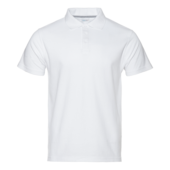 [Рубашка поло мужская STAN хлопок/полиэстер 185, 04, Белый, (10/1) (58/4XL)]