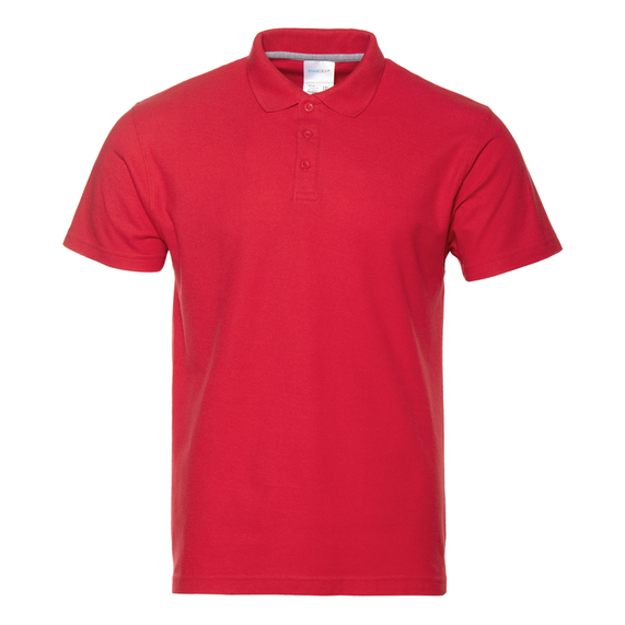 [Рубашка поло унисекс STAN хлопок/полиэстер 185, 04, Красный, (14) (60-62/5XL)]