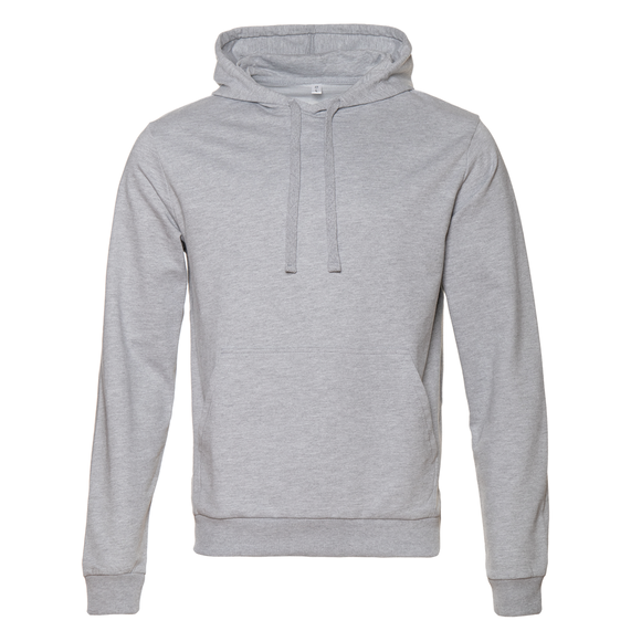 [Худи унисекс STAN футер без начёса 260, 23, Серый меланж, (50/60) (54/XXL)]