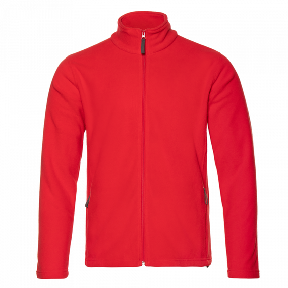 [Толстовка унисекс STAN на молнии микрофлис 200, 21R, Красный, (14) (54/XXL)]