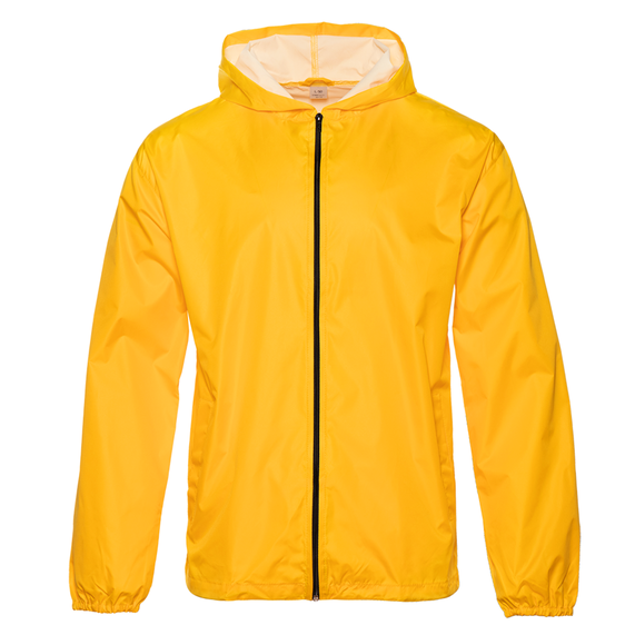 [Ветровка унисекс STAN дюспо 210T, 85, 59, Жёлтый, (12/1) (54/XXL)]
