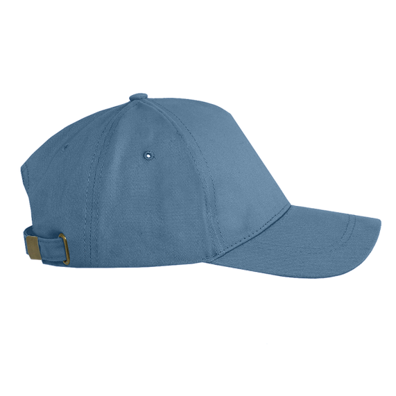 [Бейсболка STAN 5 клиньев хлопок 260, 12, Деним, (77) (56-58/ONE SIZE)]
