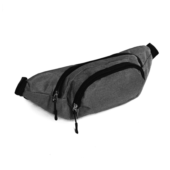 [Сумка поясная STAN таффета 168D, 125, Серый меланж, (50/60) (ONE SIZE)]