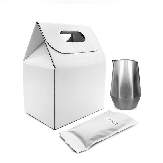 [Набор Coffee Box с кофером металлик EDGE CO12m (сталь)]