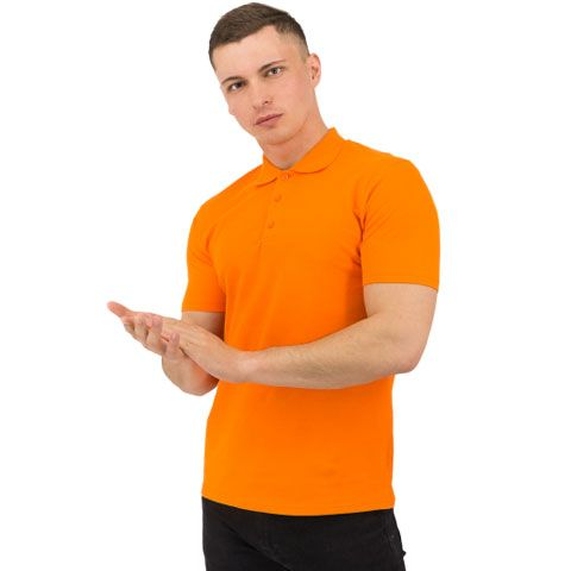 [Рубашка поло Rock, мужская (оранжевая, 2XL)]