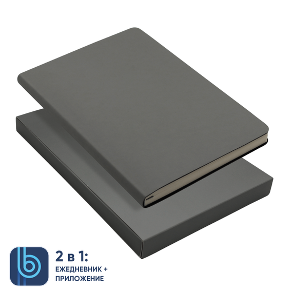 [Ежедневник Bplanner.01 в подарочной коробке (серый)]