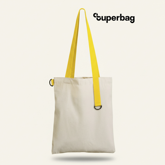 [Шоппер Superbag (неокрашенный с желтым)]