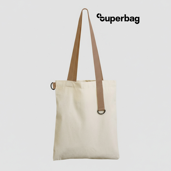 [Шоппер Superbag Casual (неокрашенный с песочным)]