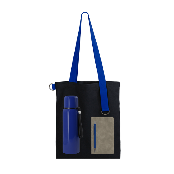 [Набор Bplanner Travel Black (синий с серым)]
