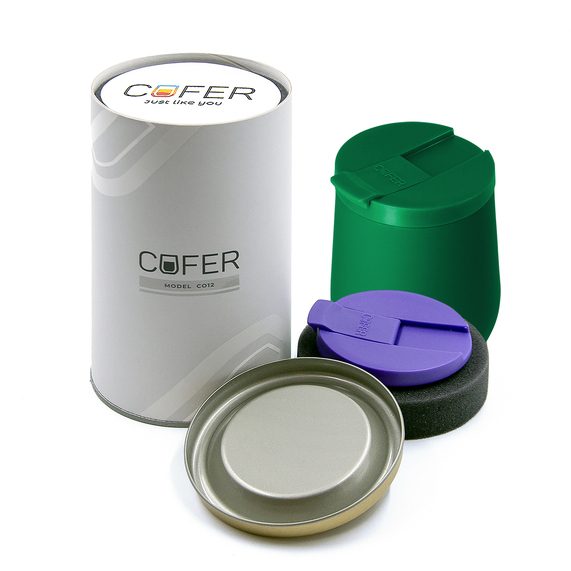[Набор Cofer Tube NEO DUO CO12s (М) grey (зеленый с фиолетовым)]