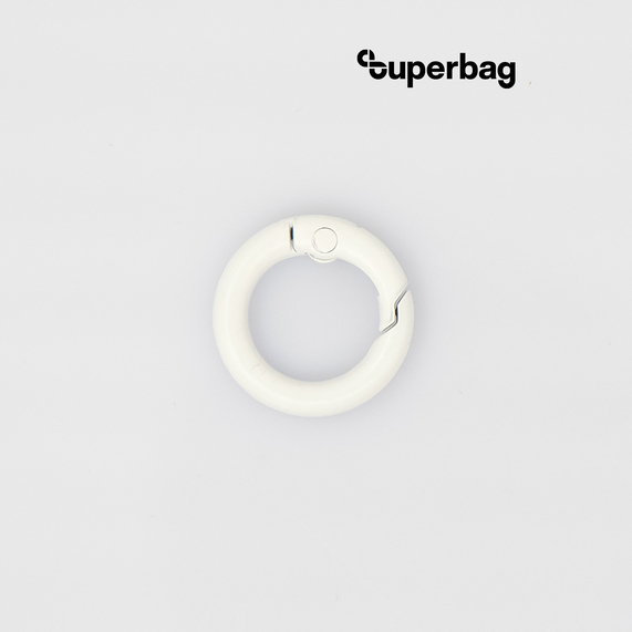 [Карабин-кольцо Ring для обвеса, d=2см (белый)]