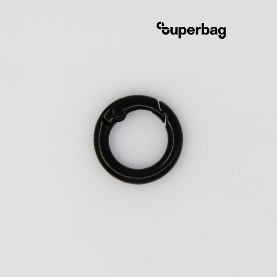 [Карабин-кольцо Ring для обвеса, d=2см (черный)]