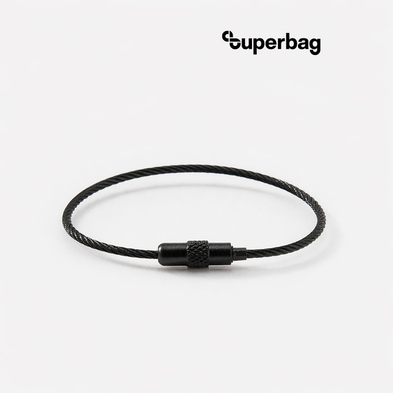 [Тросик-кольцо Ring для обвеса, L=15см (черный)]