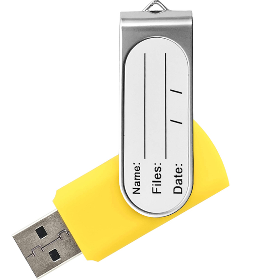 [Флешка TWIST STICKER Желтая 4110.04.32ГБ3.0]