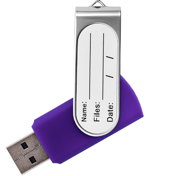 [Флешка TWIST STICKER Фиолетовая PURPLE MEDIUM C 4110.11.8ГБ]