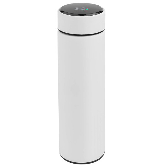 [Термос TIM SOFT индикатор температуры, сменная батарейка 420мл. Красный  6400.03]