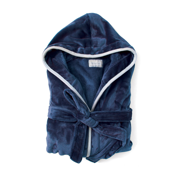 [Банный халат VINGA Louis из rPET GRS, L-XL, унисекс, 350 г/м²]