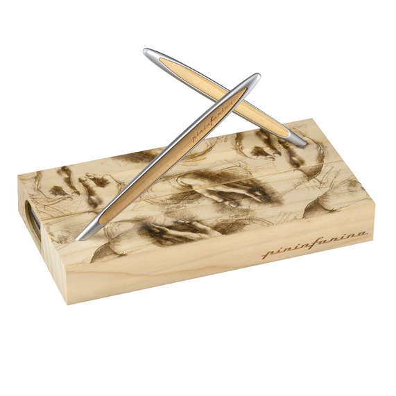 [Набор из двух ручек Pininfarina Cambiano BOX CEDARWOOD]