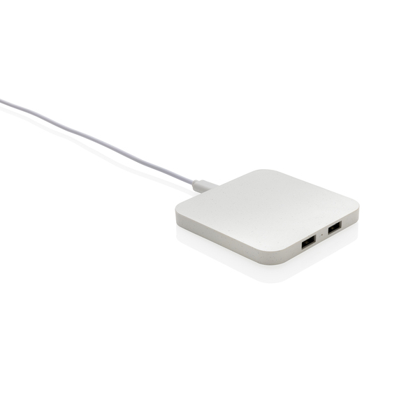[Беспроводная док-станция из переработанного пластика RCS с USB-портами, 10 Вт]