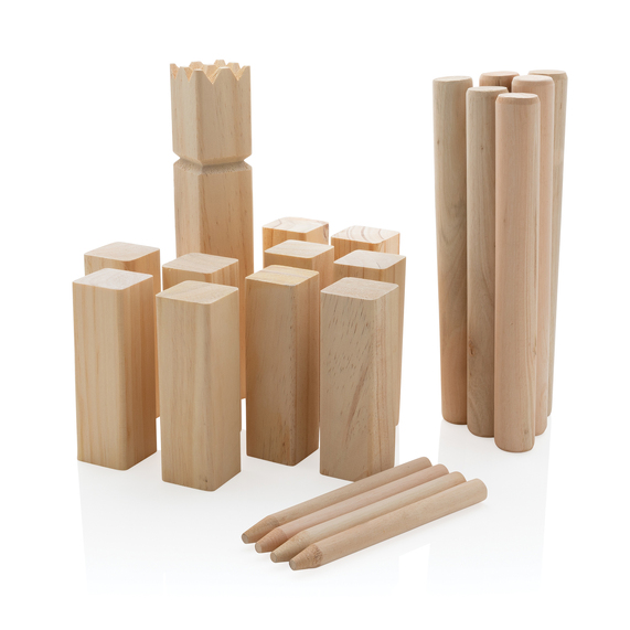 [Деревянный игровой набор Kubb]